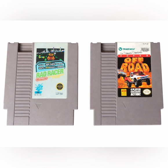 Nintendo Other - Nintendo NES Racing Game Lot of 2 Rad Racer & Super Off Road
